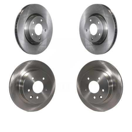 Front Rear Disc Brake Rotors Kit For Infiniti G35 Nissan 350Z INFINITI K8-101347