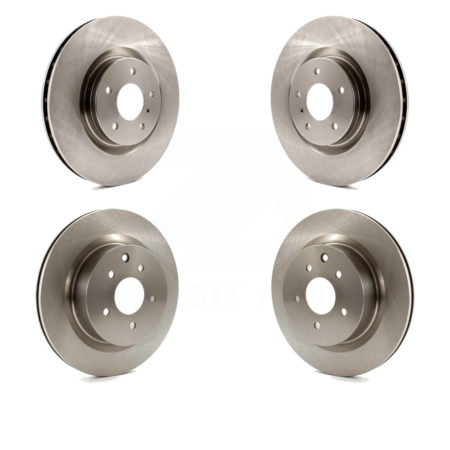 Front Rear Disc Brake Rotors Kit For Nissan 350Z Infiniti G35 INFINITI With Brembo Brakes K8-101375