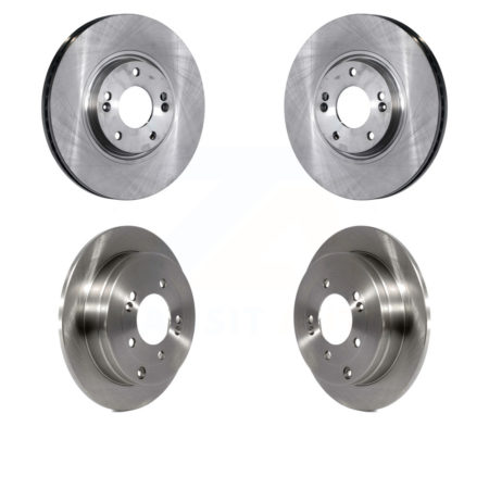 Front Rear Disc Brake Rotors Kit For Hyundai Azera Kia Amanti K8-101381
