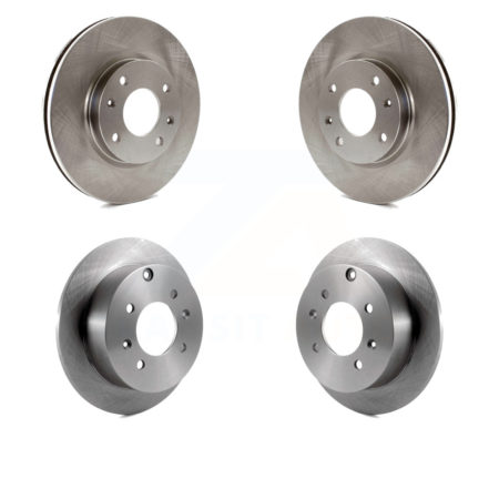Front Rear Disc Brake Rotors Kit For Kia Optima Hyundai Sonata Magentis K8-101397