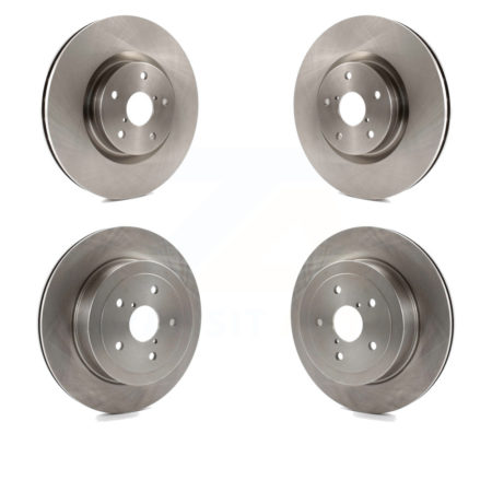 Front Rear Disc Brake Rotors Kit For Subaru Impreza K8-101408