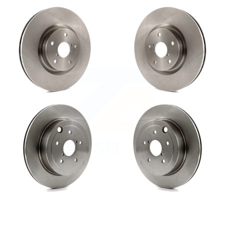Front Rear Disc Brake Rotors Kit For Subaru Impreza WRX STI K8-101409