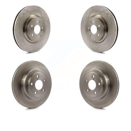 Front Rear Disc Brake Rotors Kit For Subaru Legacy K8-101410