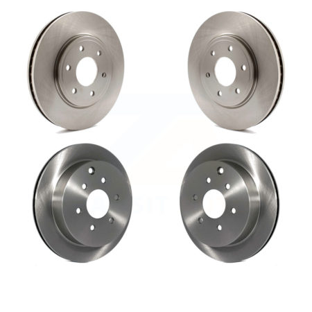 Front Rear Disc Brake Rotors Kit For Nissan Frontier Suzuki Equator 2.5L K8-101413