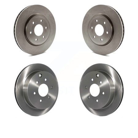 Front Rear Disc Brake Rotors Kit For Nissan Frontier Xterra Suzuki Equator K8-101414