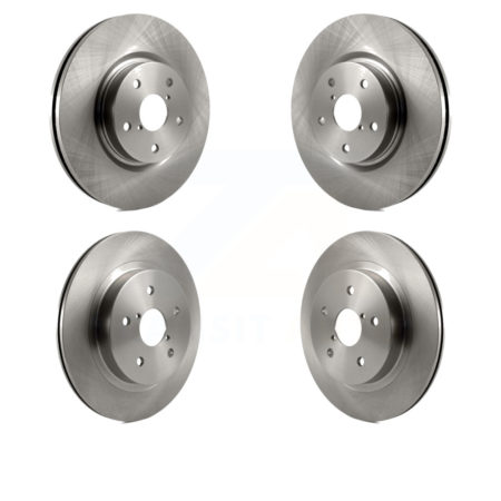 Front Rear Disc Brake Rotors Kit For Subaru Outback Legacy WRX K8-101418