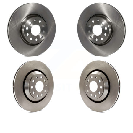 Front Rear Disc Brake Rotors Kit For Volkswagen CC Passat K8-101421
