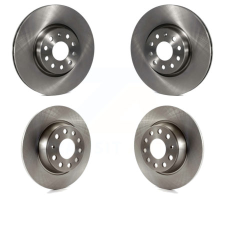 Front Rear Disc Brake Rotors Kit For Volkswagen Passat GTI Eos Audi A3 Quattro Golf K8-101422