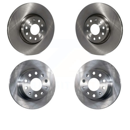 Front Rear Disc Brake Rotors Kit For Volkswagen Jetta Beetle K8-101425
