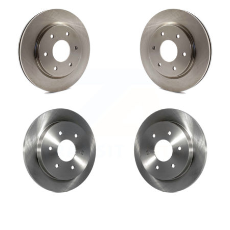 Front Rear Disc Brake Rotors Kit For Nissan TITAN Armada INFINITI QX56 K8-101433