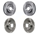Front Rear Disc Brake Rotors Kit For 2006-2009 Volkswagen Rabbit K8-101442