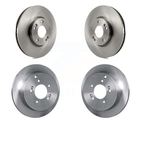Front Rear Disc Brake Rotors Kit For Hyundai Tucson Kia Sportage K8-101445