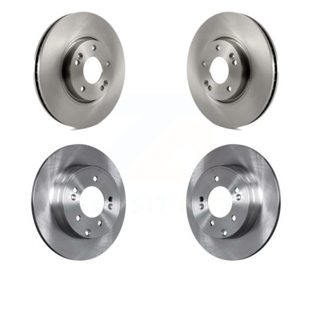 Front Rear Disc Brake Rotors Kit For Hyundai Sonata Kia Optima K8-101446