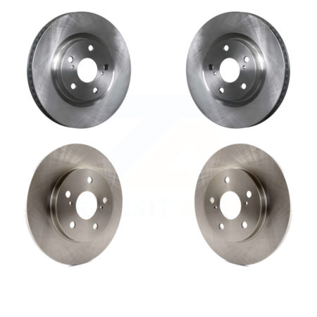 Front Rear Disc Brake Rotors Kit For Toyota Matrix Pontiac Vibe Corolla iM Scion K8-101456