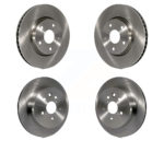 Front Rear Brake Rotors Kit For 2010-2013 Lexus IS250 C Vehicles Built Canadian Market K8-101472