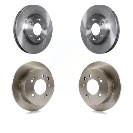 Front Rear Disc Brake Rotors Kit For Hyundai Elantra K8-101474