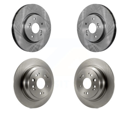 Front Rear Disc Brake Rotors Kit For Honda Crosstour Accord K8-101479