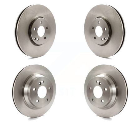 Front Rear Disc Brake Rotors Kit For Mercedes-Benz E500 E550 AWD K8-101480