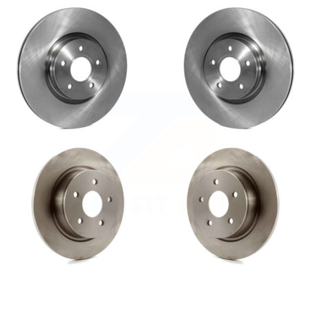 Front Rear Disc Brake Rotors Kit For Ford Escape Transit Connect K8-101488