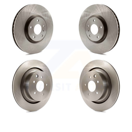 Front Rear Disc Brake Rotors Kit For INFINITI G37 G35 Q60 K8-101495