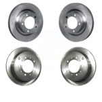 Front Rear Disc Brake Rotors Kit For Toyota Tundra Sequoia Lexus LX570 Land Cruiser K8-101498