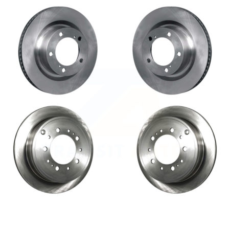 Front Rear Disc Brake Rotors Kit For Toyota Tundra Sequoia Lexus LX570 Land Cruiser K8-101498