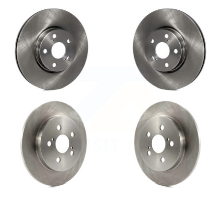 Front Rear Disc Brake Rotors Kit For Toyota Corolla Matrix Pontiac Vibe K8-101516