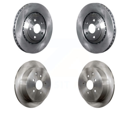 Front Rear Disc Brake Rotors Kit For Toyota Highlander Sienna Lexus RX350 RX450h K8-101522
