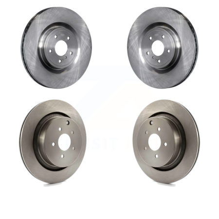 Front Rear Disc Brake Rotors Kit For INFINITI Q50 M37 Q60 Q70 Q70L QX70 M56 FX50 K8-101544