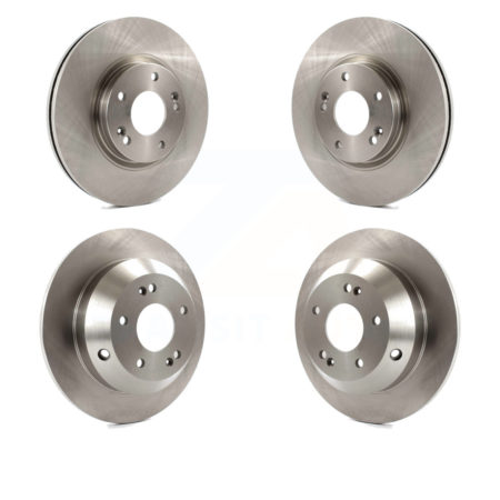 Front Rear Disc Brake Rotors Kit For Kia Sorento Hyundai Santa Fe K8-101573
