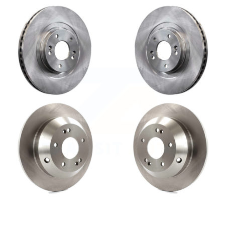 Front Rear Disc Brake Rotors Kit For Kia Sorento Hyundai Santa Fe Sport XL K8-101607