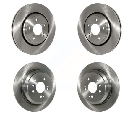Front Rear Disc Brake Rotors Kit For Honda Pilot Ridgeline Passport K8-101618
