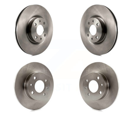Front Rear Disc Brake Rotors Kit For Fiat 500 K8-101632
