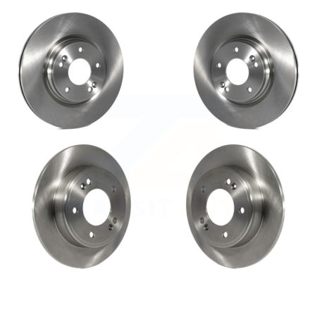 Front Rear Disc Brake Rotors Kit For Kia Soul Forte K8-101640