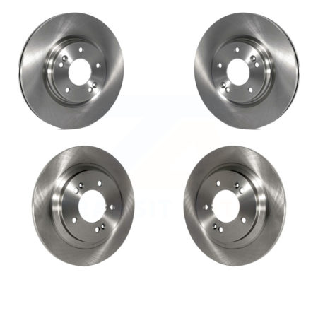 Front Rear Disc Brake Rotors Kit For Kia Optima Hyundai Sonata Elantra GT Forte K8-101641