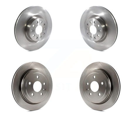 Front Rear Disc Brake Rotors Kit For Cadillac CTS K8-101666