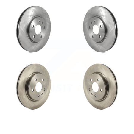 Front Rear Disc Brake Rotors Kit For Cadillac XT4 Buick Envision K8-101673