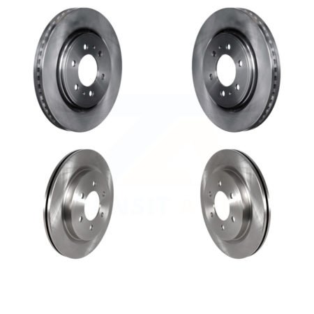 Front Rear Disc Brake Rotors Kit For Ford F-150 Expedition Lincoln Navigator K8-101676