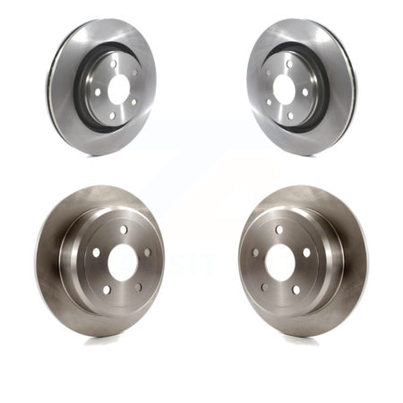 Front Rear Disc Brake Rotors Kit For Jeep Wrangler JK With 332mm Diameter Rotor K8-101682