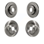 Front Rear Disc Brake Rotors Kit For 2005-2010 Volvo S40 With 280mm Diameter Rotor K8-101684