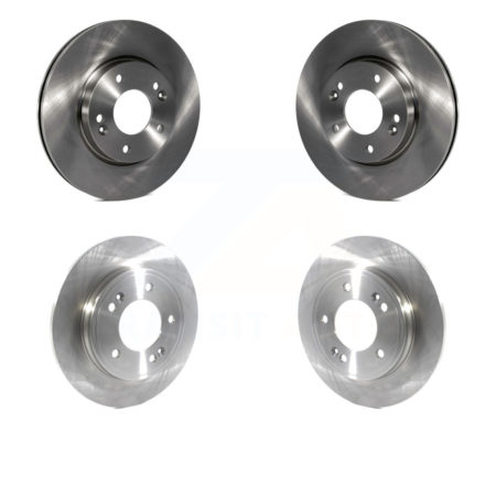Front Rear Disc Brake Rotors Kit For 2019-2021 Hyundai Veloster Naturally Aspirated K8-101701