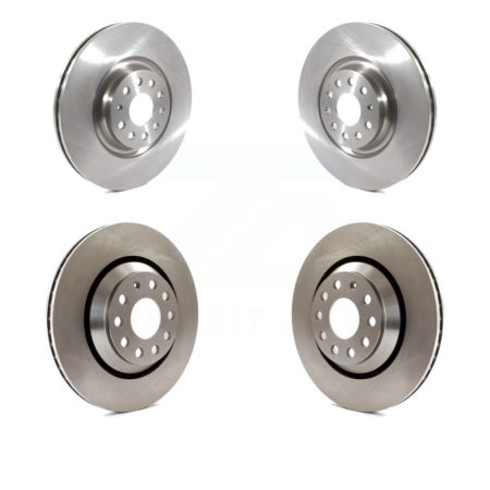 Front Rear Disc Brake Rotors Kit For Volkswagen CC Passat K8-101704