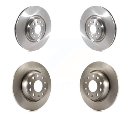 Front Rear Disc Brake Rotors Kit For Volkswagen CC With 340mm Diameter Rotor K8-101705