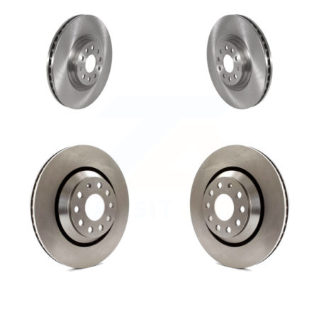 Front Rear Disc Brake Rotors Kit For Volkswagen GTI Audi Golf R S3 Q3 Arteon A3 Quattro K8-101709