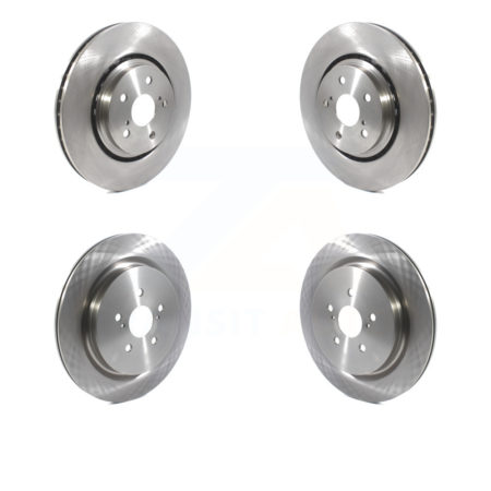 Front Rear Disc Brake Rotors Kit For Lexus RX350 RX450h RX350L RX450hL K8-101715