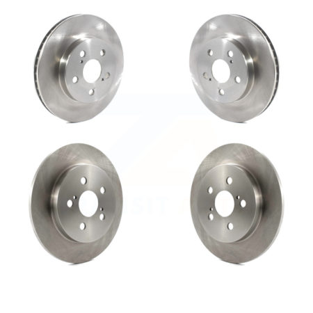 Front Rear Disc Brake Rotors Kit For Toyota Prius Corolla Prime AWD-e K8-101718