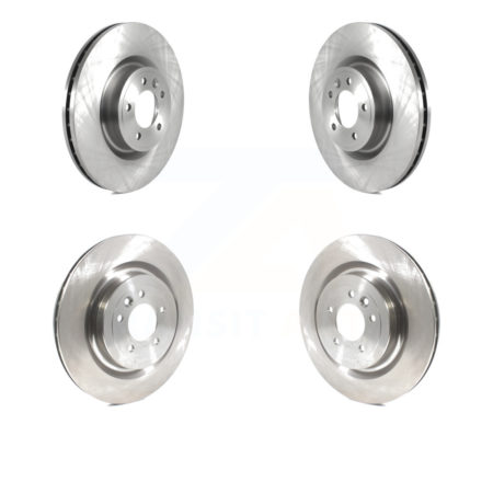 Front Rear Disc Brake Rotors Kit For Land Rover Range Sport With 363mm Diameter Rotor K8-101732