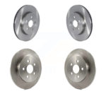Front Rear Disc Brake Rotors Kit For 2020-2022 Toyota Corolla Prius Prime K8-101738