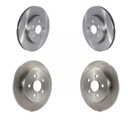 Front Rear Disc Brake Rotors Kit For 2020-2022 Toyota Corolla Prius Prime K8-101738