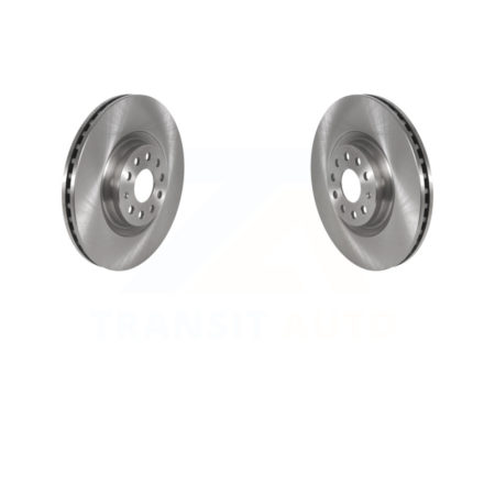 Front Brake Rotor Pair For Volkswagen Tiguan Jetta GTI Audi Golf R S3 Q3 A3 Arteon Quattro K8-101757